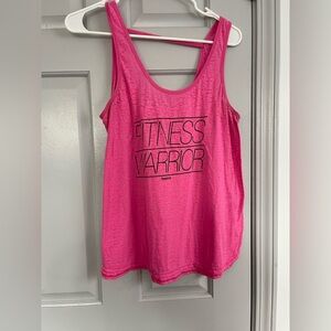 Reebok Bright Pink Fitness Warrior Tank Top